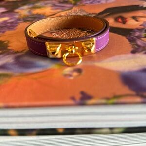 Hermes Mini Rivale Double Bracelet